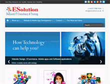 Tablet Screenshot of esolutionct.co.uk